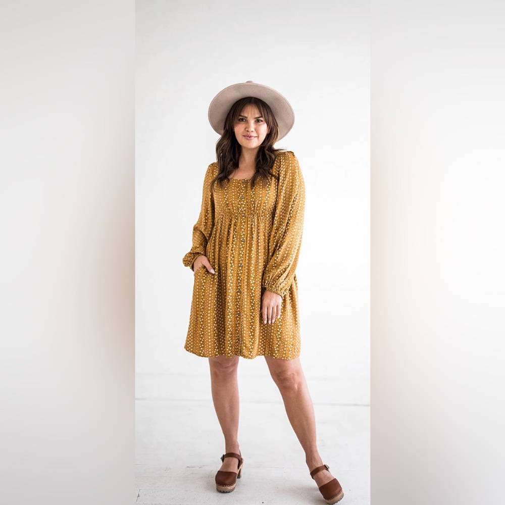 Button Down Midi Dress